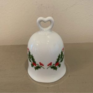 Vintage Japan Holly Christmas Bell